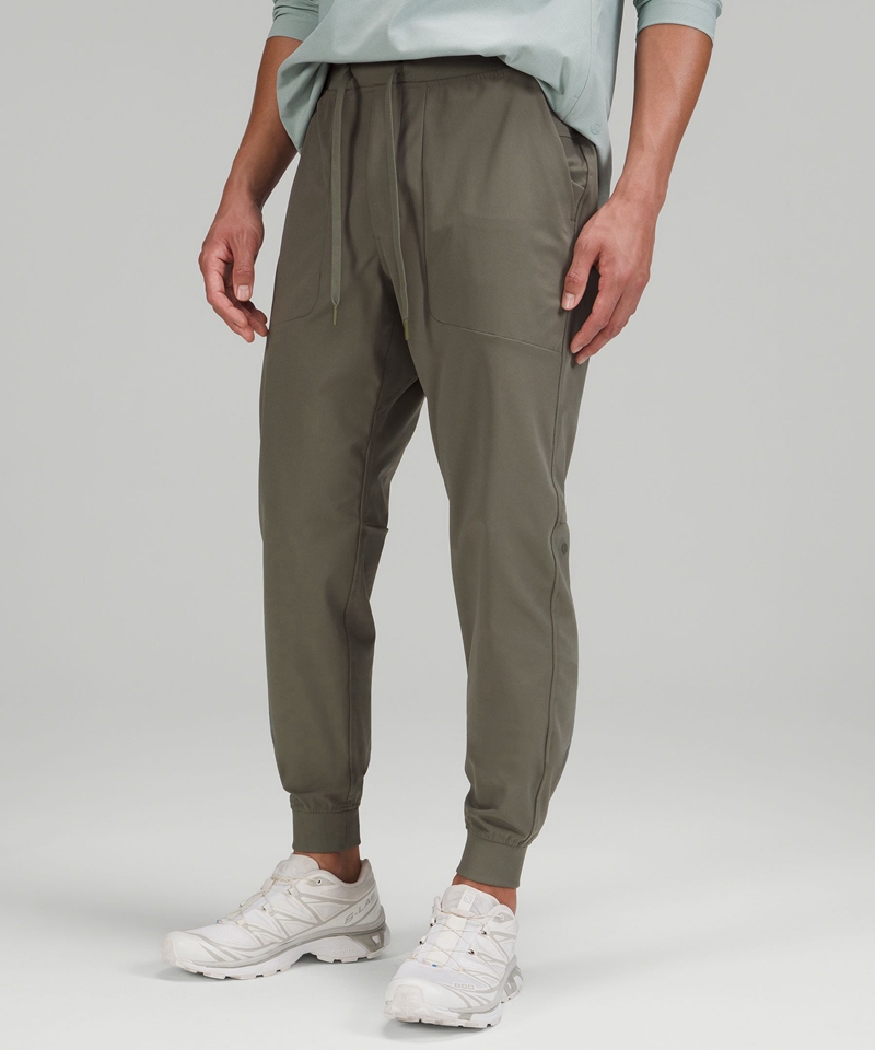 Lululemon Joggebukser Herre Grå Olivengrønne | 41852-RIUD