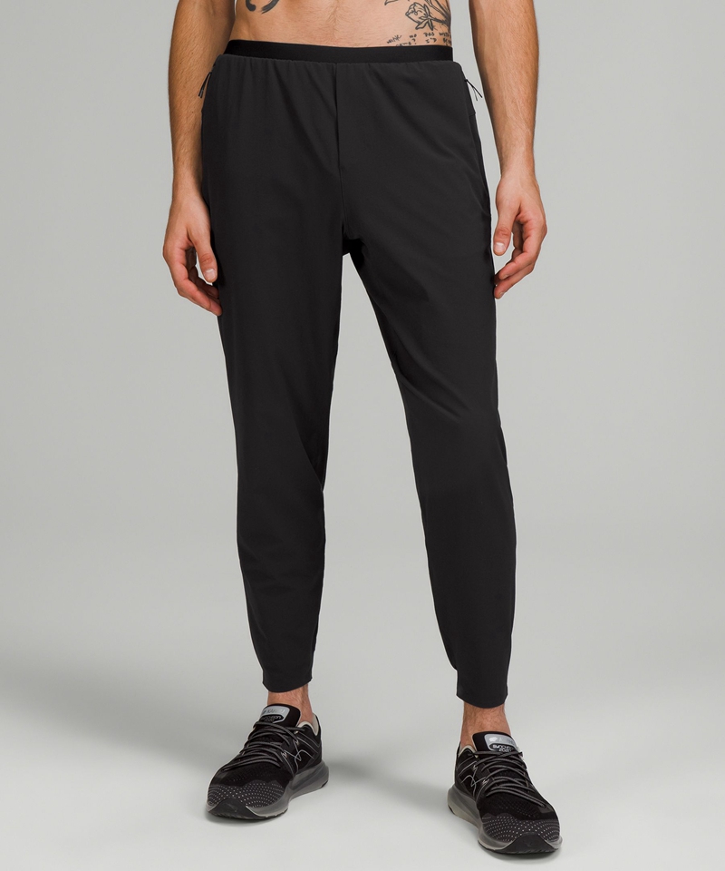 Lululemon Joggebukser Herre Svarte | 48279-BFHE