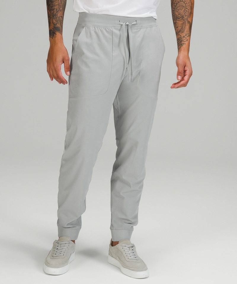 Lululemon Joggebukser Herre Sølv | 18365-GALF