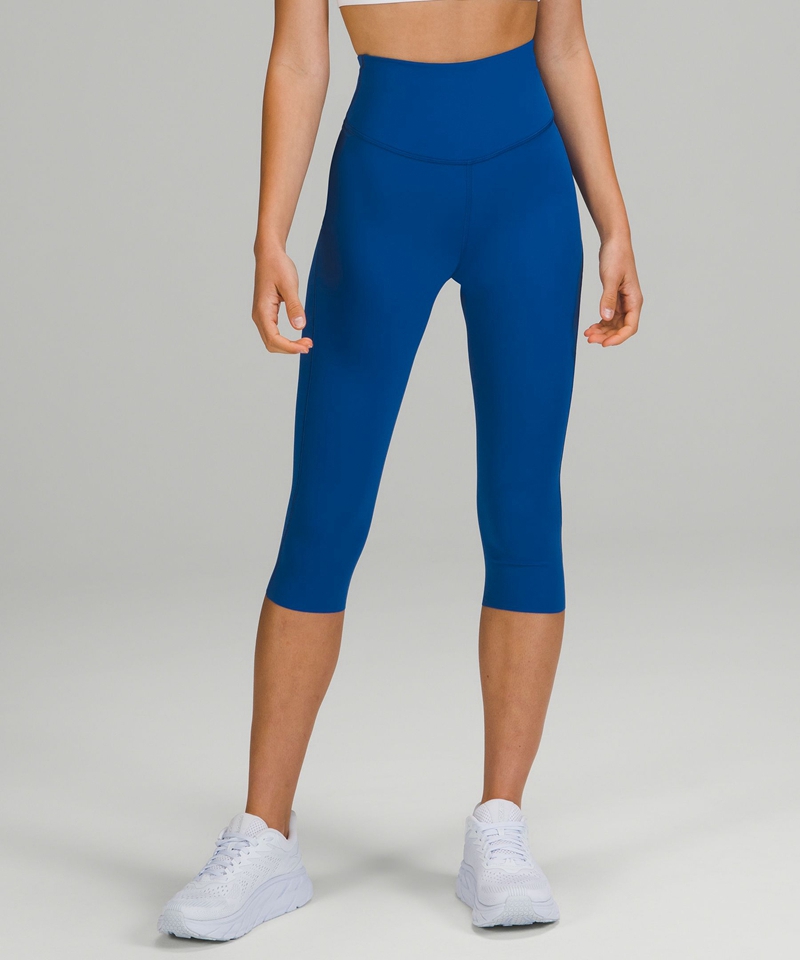 Lululemon Leggings Dame Blå | 83210-OPQX