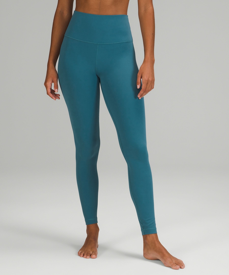 Lululemon Leggings Dame Blå | 98764-ZHTL