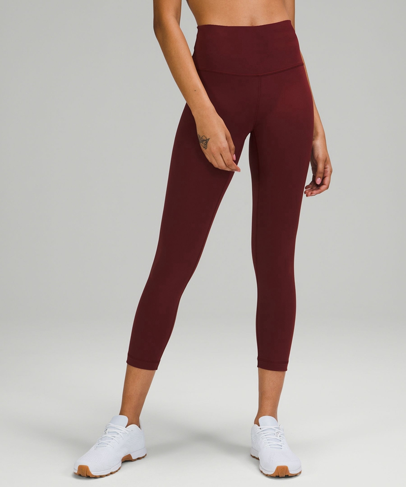 Lululemon Leggings Dame Burgunder | 34920-TWIR