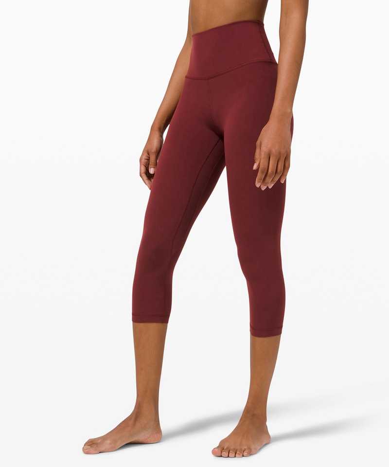 Lululemon Leggings Dame Burgunder | 94830-WTAO