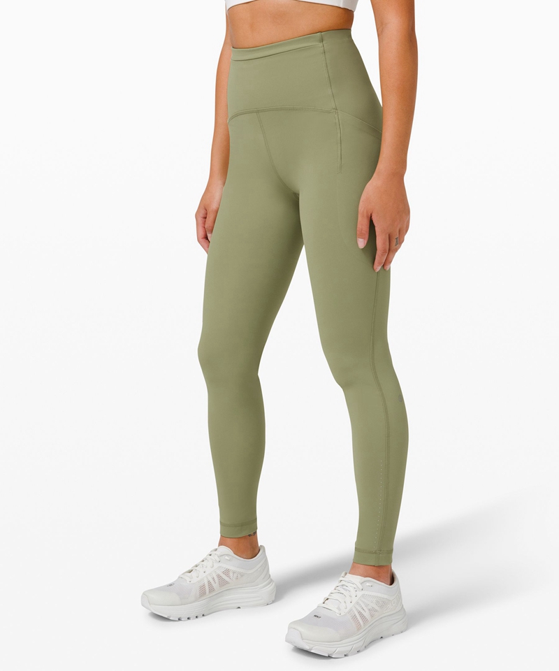 Lululemon Leggings Dame Grønn | 14692-HVOT
