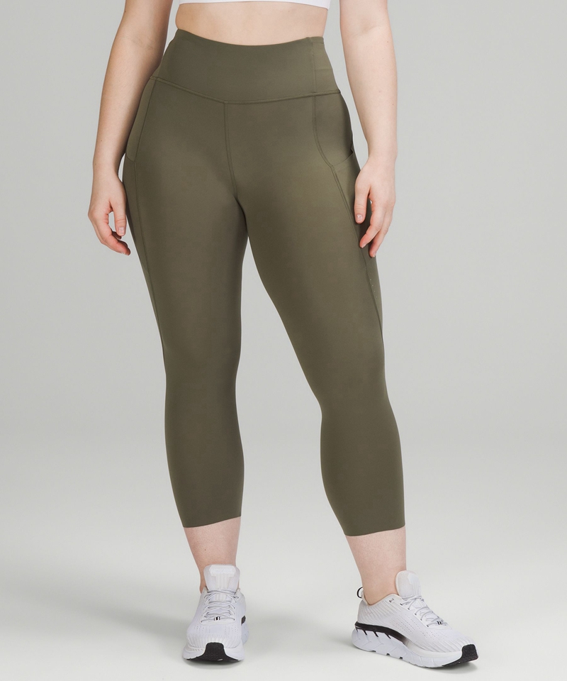 Lululemon Leggings Dame Grønn | 58649-WBAU