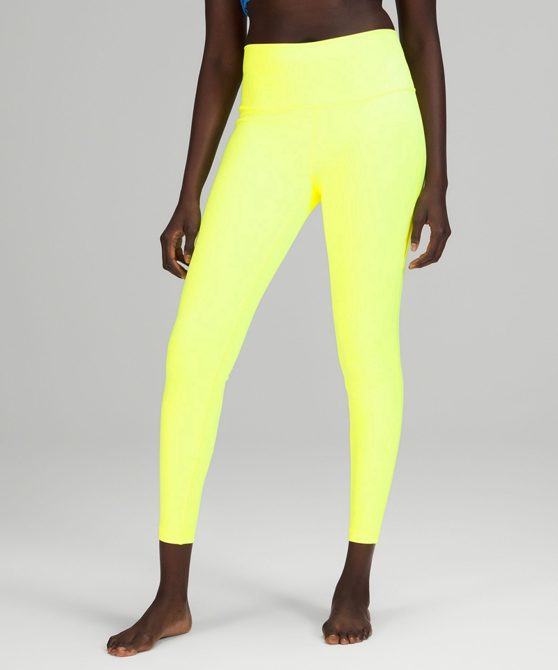 Lululemon Leggings Dame Gul | 39815-EPKA
