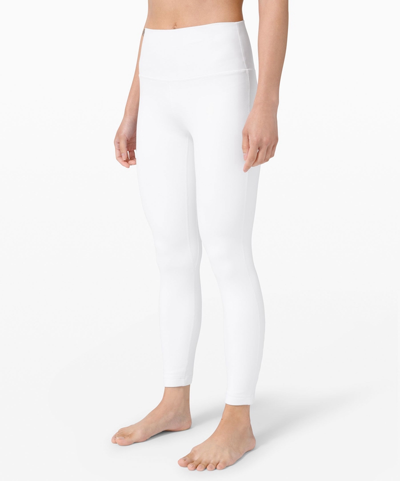 Lululemon Leggings Dame Hvite | 86057-INHJ