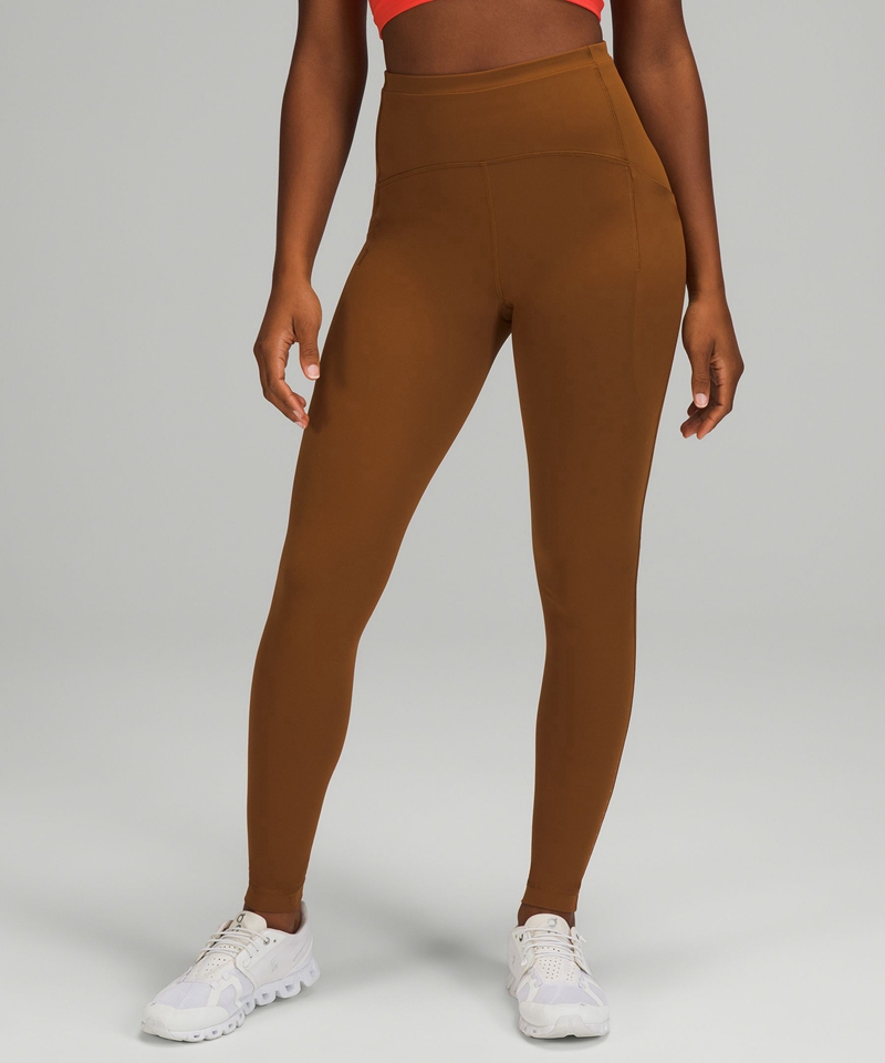 Lululemon Leggings Dame Kopper Brune | 64879-EZUW