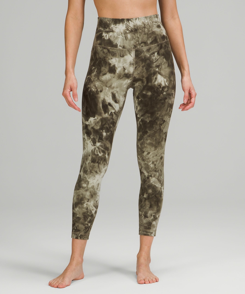 Lululemon Leggings Dame Lyse Olivengrønne | 65312-IQZW
