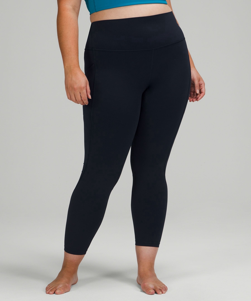 Lululemon Leggings Dame Marineblå | 05941-UPDB