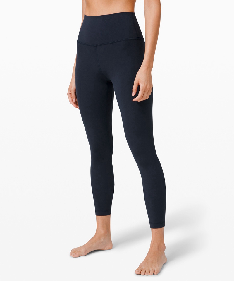 Lululemon Leggings Dame Marineblå | 10398-PLNX
