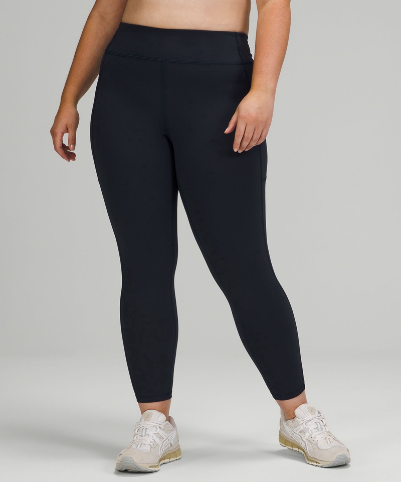 Lululemon Leggings Dame Marineblå | 24768-ZWJL