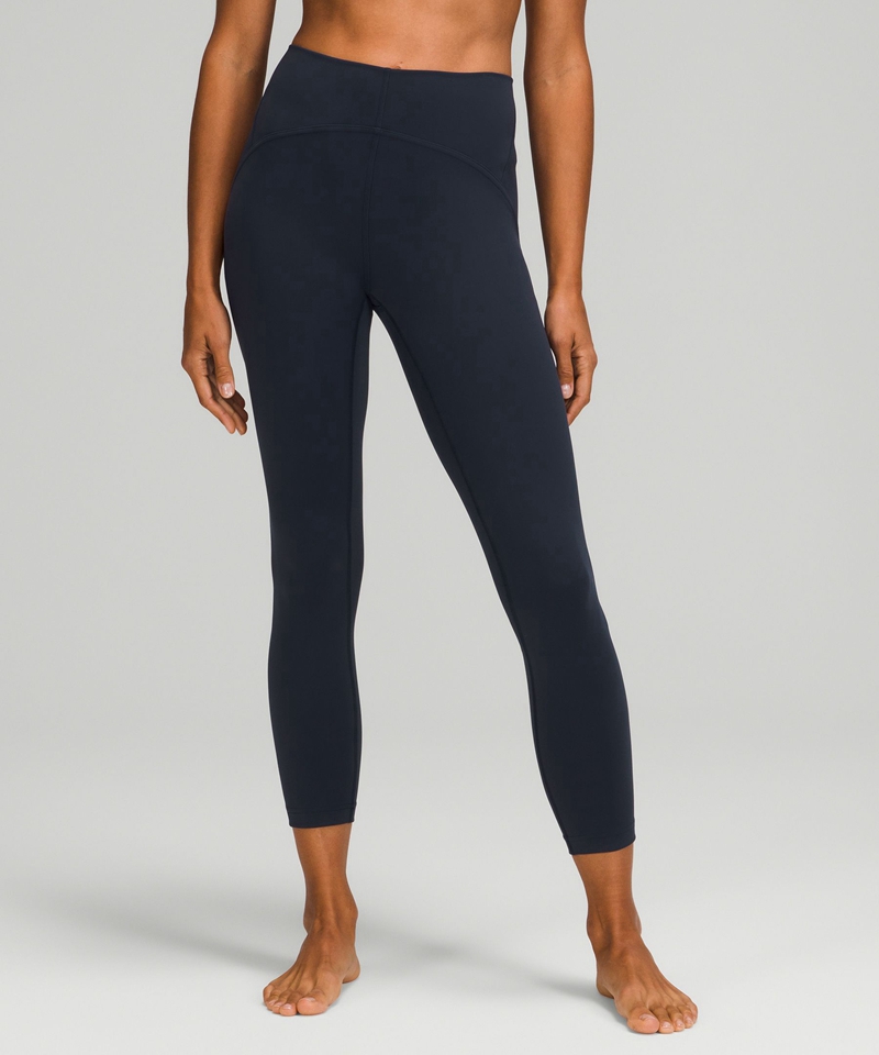 Lululemon Leggings Dame Marineblå | 56143-GNVU