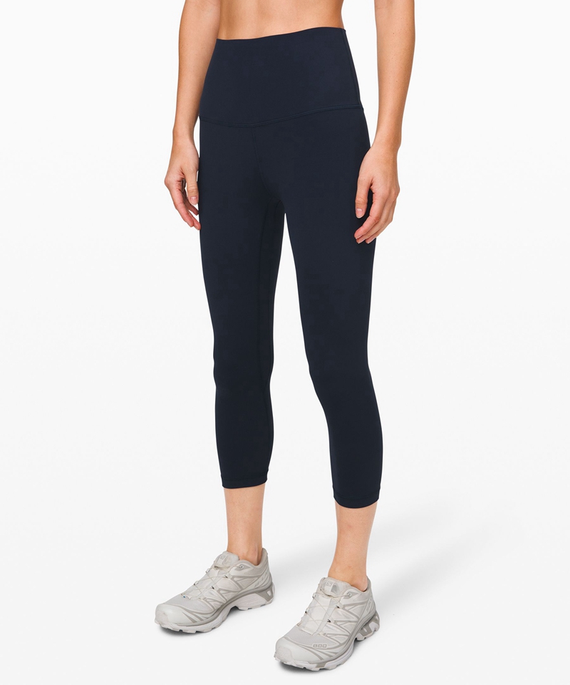 Lululemon Leggings Dame Marineblå | 63219-XGCN