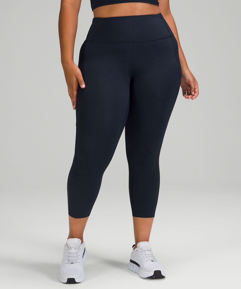 Lululemon Leggings Dame Marineblå | 80219-USWL