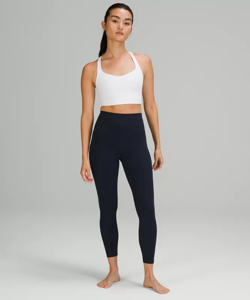 Lululemon Leggings Dame Marineblå | 87563-HSXI