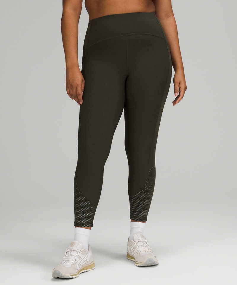 Lululemon Leggings Dame Mørke Olivengrønne | 09783-CGYN