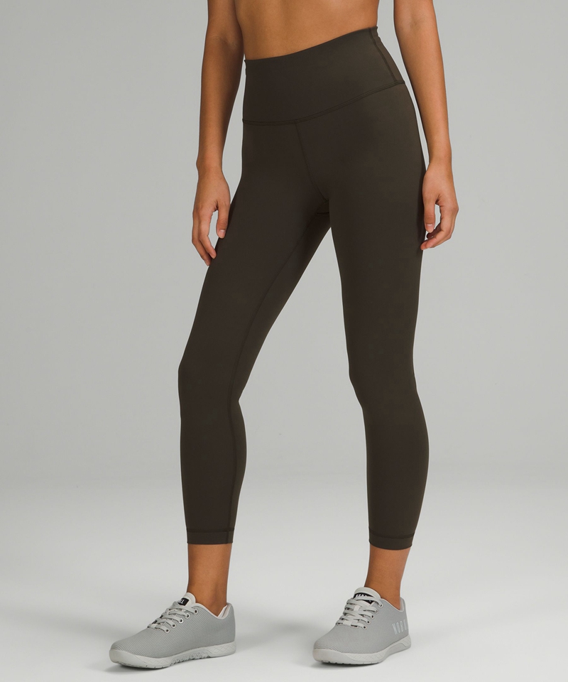 Lululemon Leggings Dame Mørke Olivengrønne | 10796-LJZE