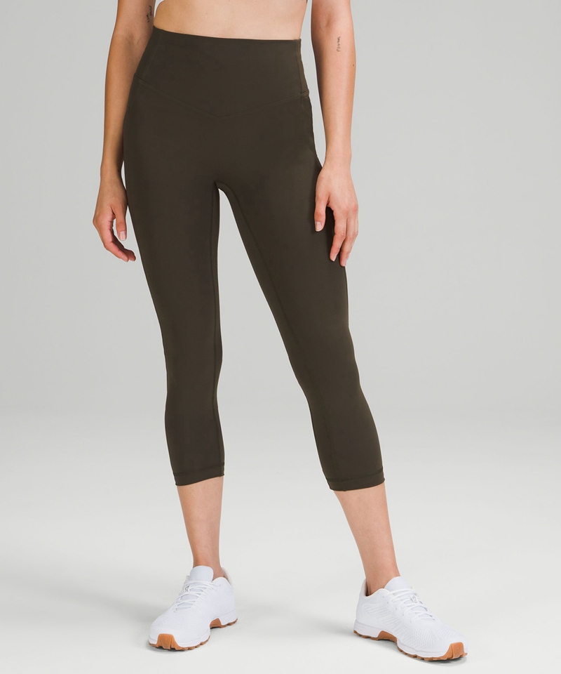 Lululemon Leggings Dame Mørke Olivengrønne | 32057-OJMQ