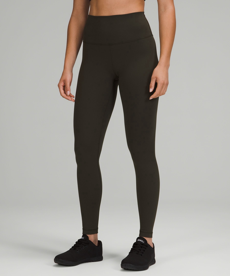 Lululemon Leggings Dame Mørke Olivengrønne | 56243-JNYX