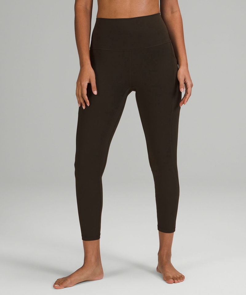 Lululemon Leggings Dame Mørke Olivengrønne | 63129-LZFA
