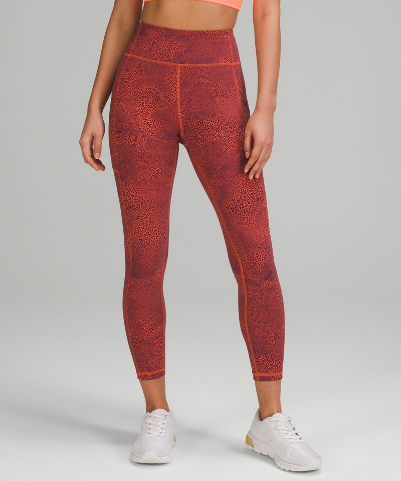 Lululemon Leggings Dame Oransje | 63870-WJSP