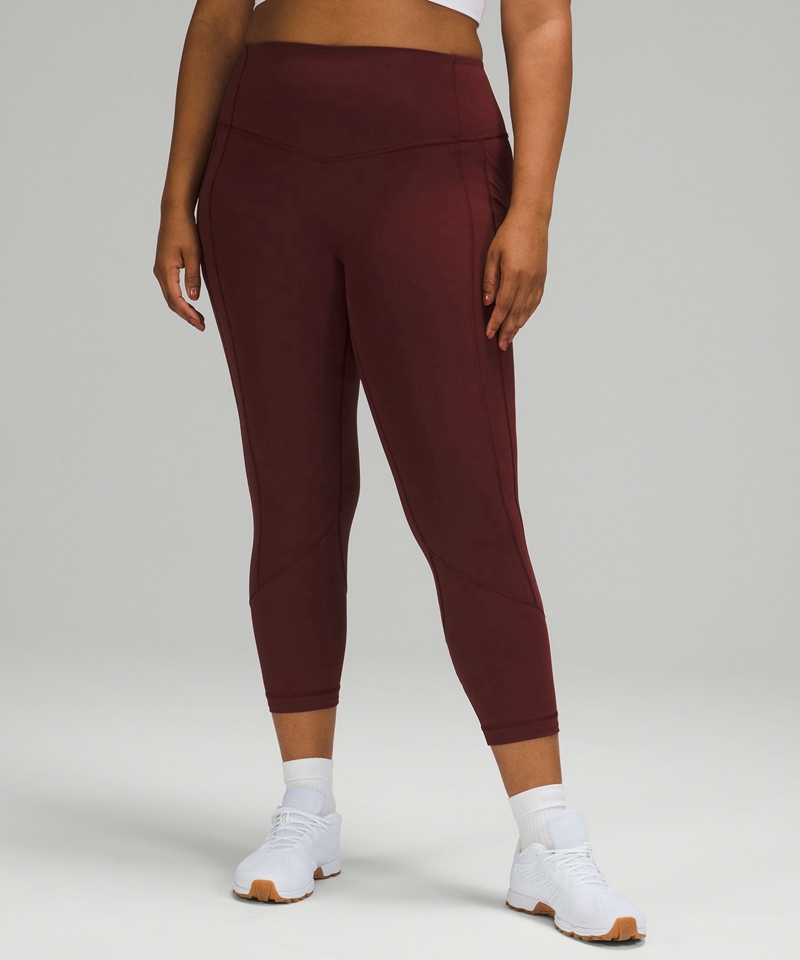 Lululemon Leggings Dame Rød Burgunder | 50694-MICQ