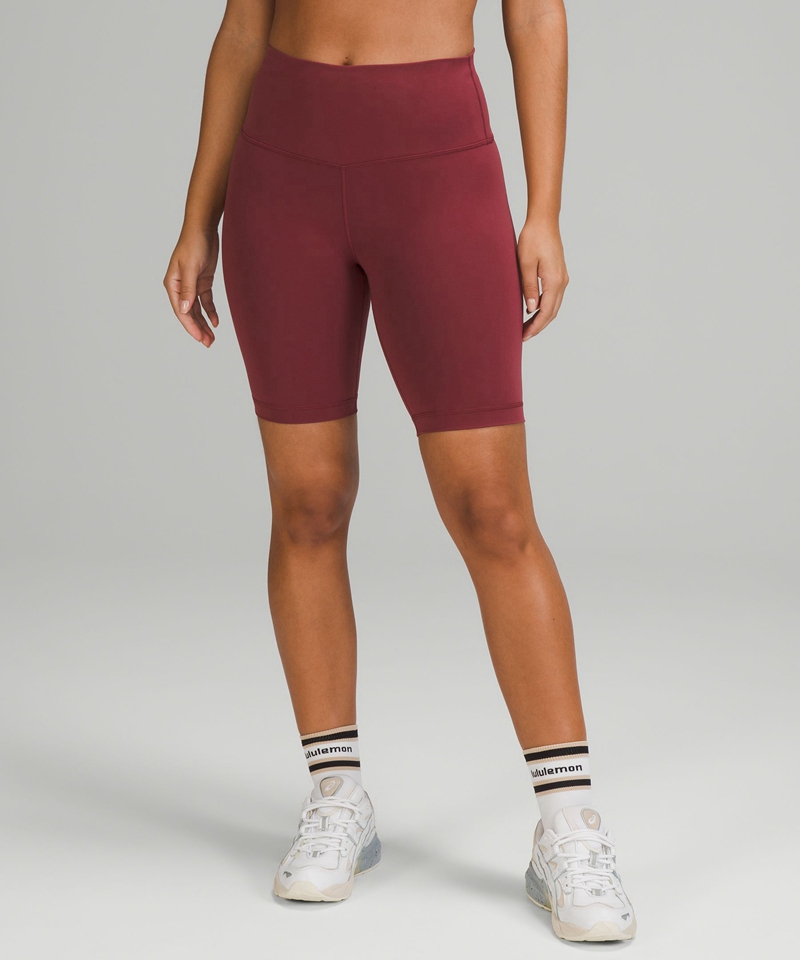 Lululemon Shorts Dame Burgunder | 70391-JGXL