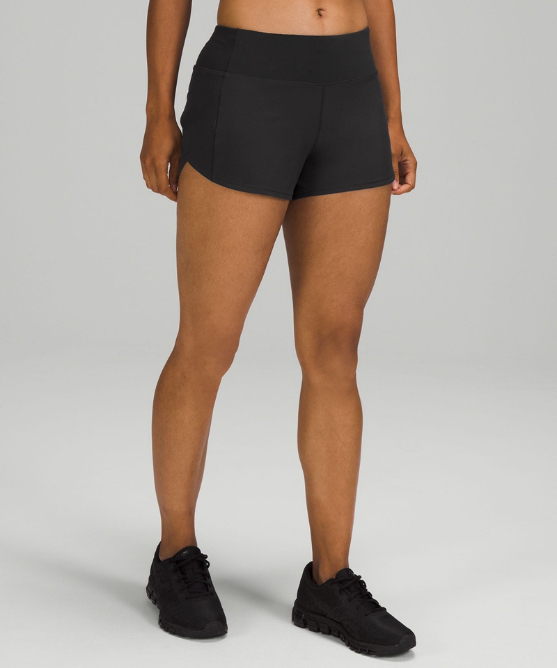 Lululemon Shorts Dame Svarte | 05782-GBWO