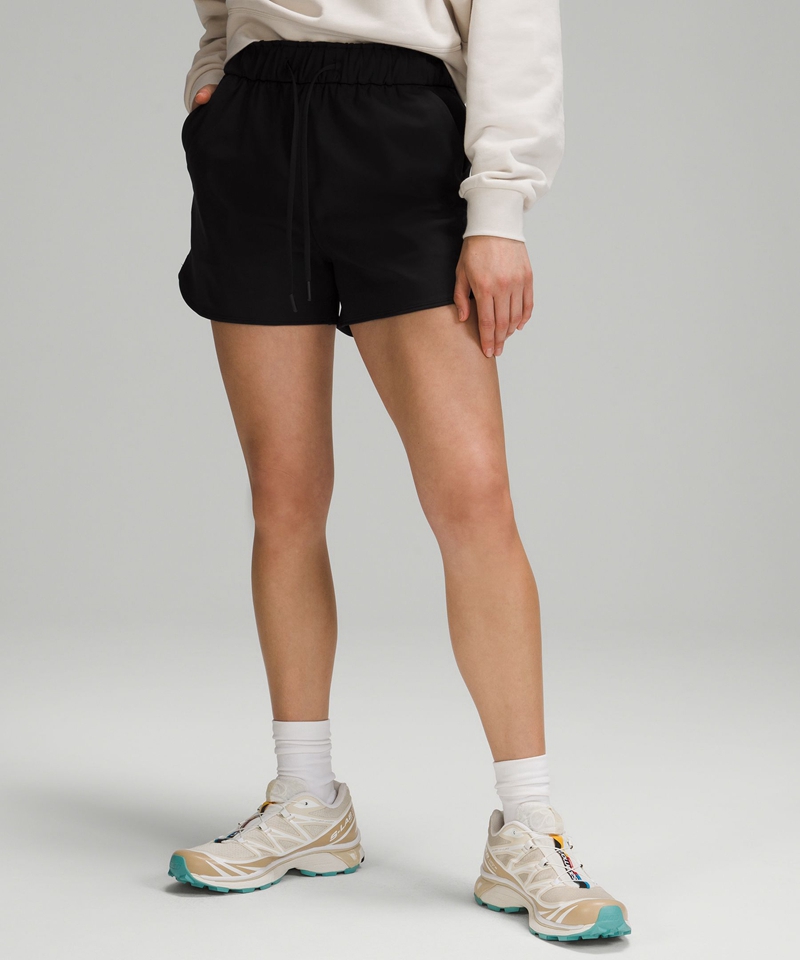 Lululemon Shorts Dame Svarte | 27941-PMNX