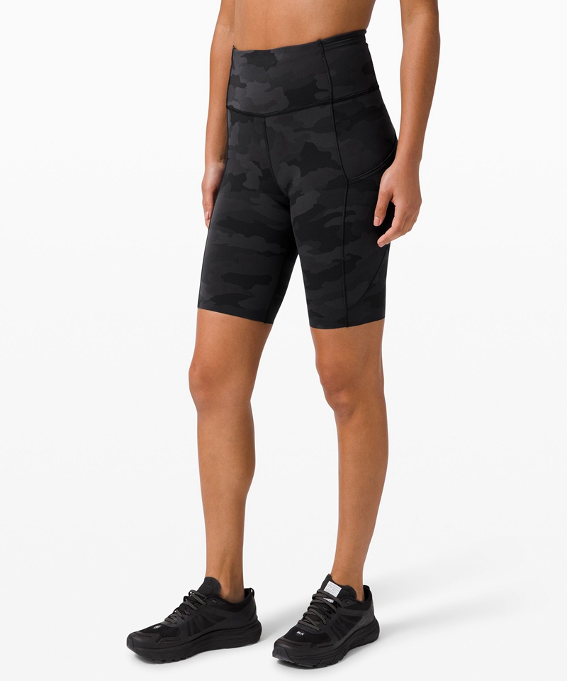 Lululemon Shorts Dame Svarte | 34261-ZKXM
