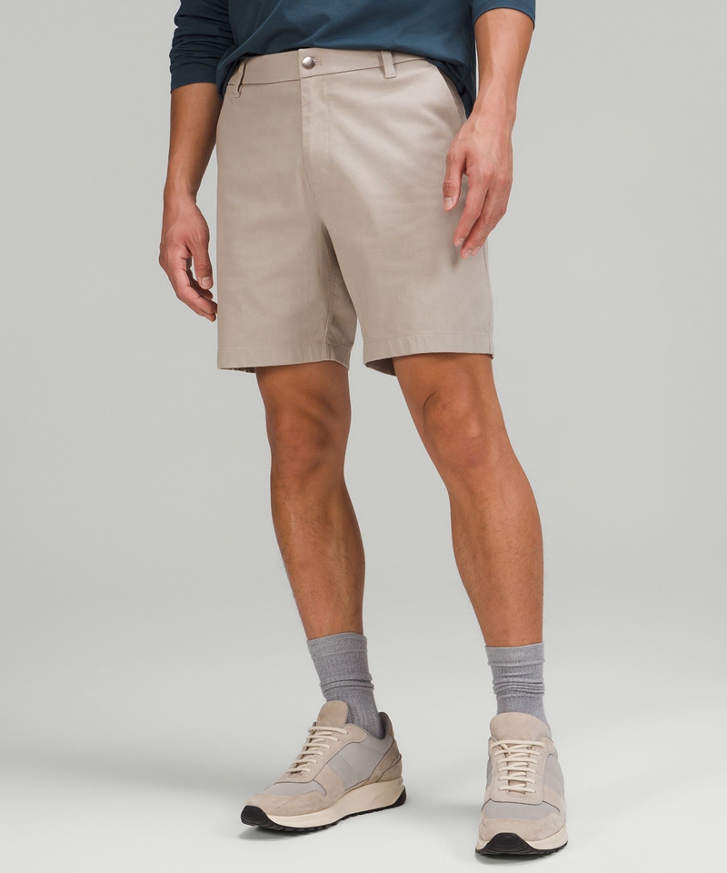 Lululemon Shorts Herre Beige | 47598-TNHB