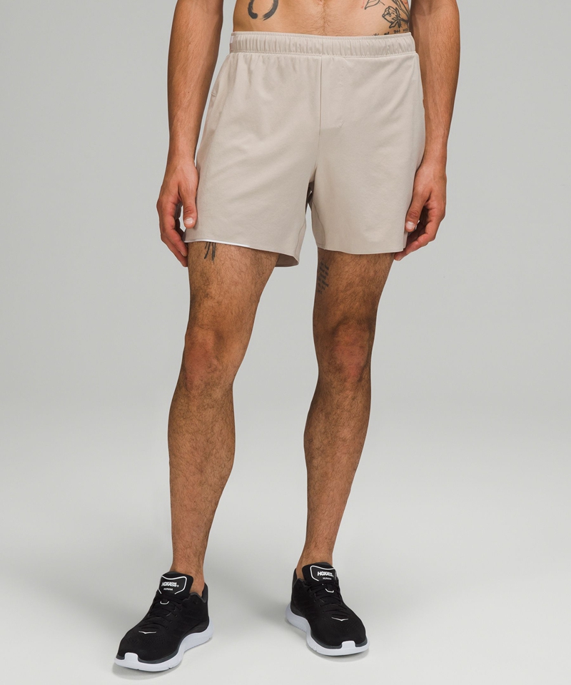 Lululemon Shorts Herre Beige | 73059-UYRB