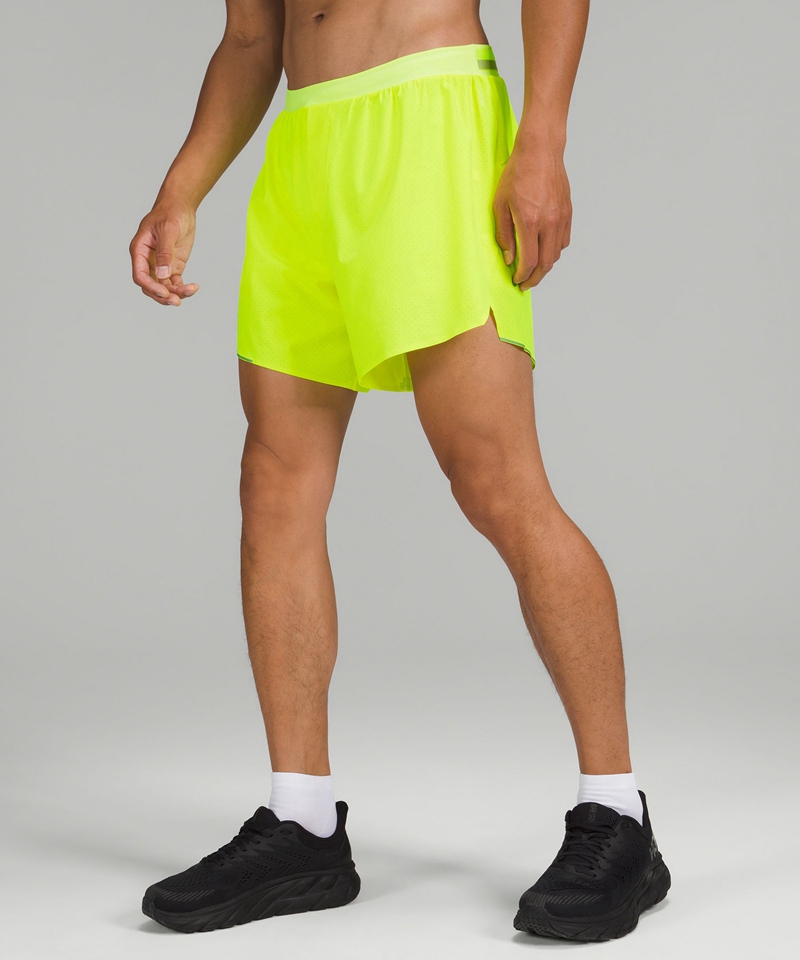 Lululemon Shorts Herre Gul | 92367-PGEC