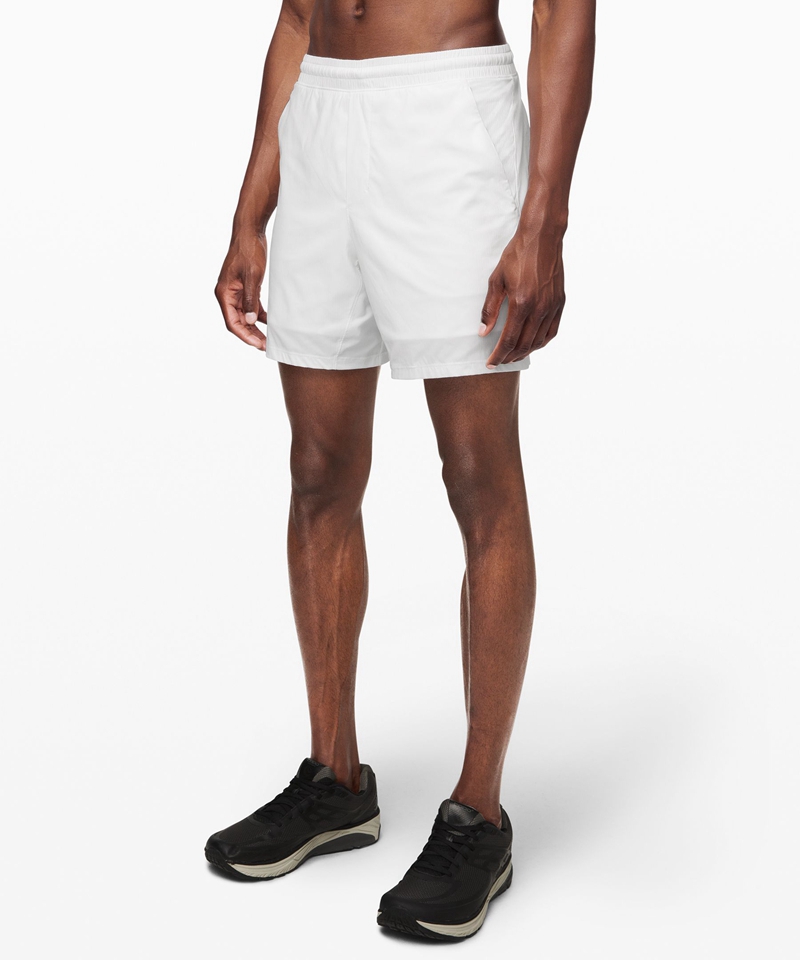 Lululemon Shorts Herre Hvite | 85964-KOUG