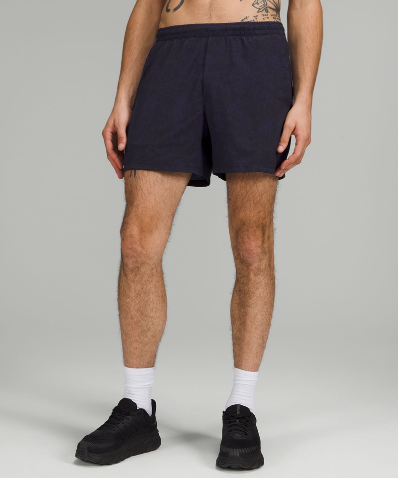 Lululemon Shorts Herre Marineblå | 03794-HLVD