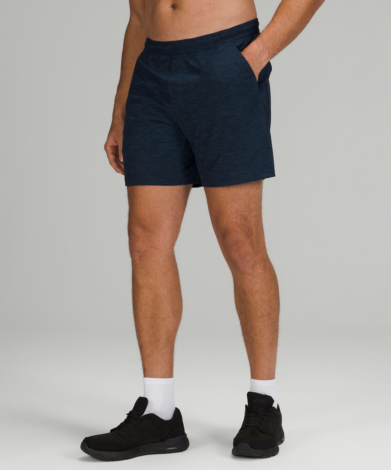 Lululemon Shorts Herre Marineblå | 15936-CPQG