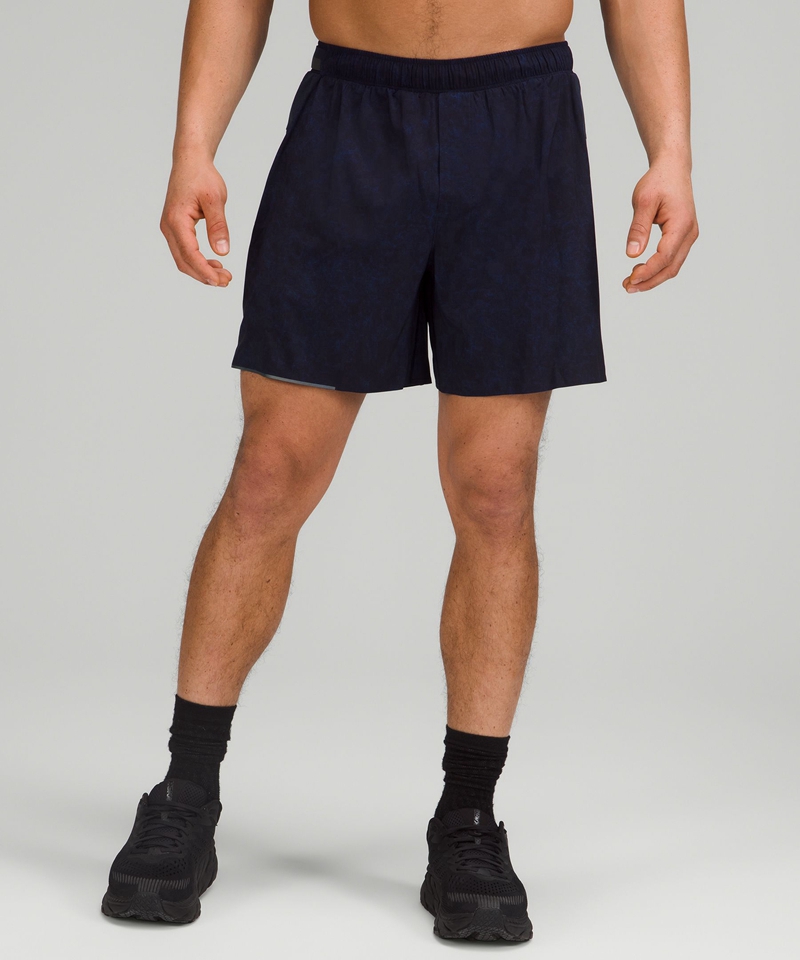 Lululemon Shorts Herre Marineblå | 26450-NBSX