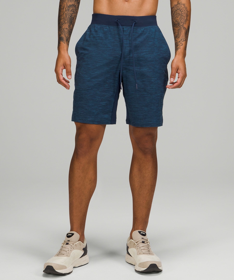 Lululemon Shorts Herre Marineblå | 69354-BVUZ