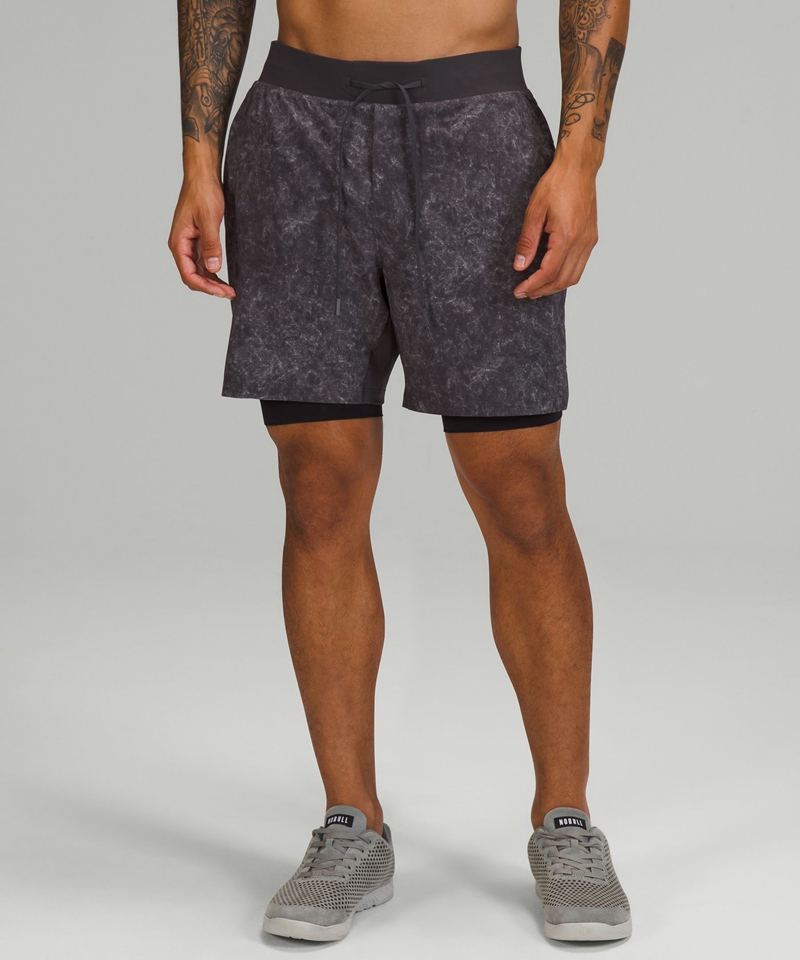 Lululemon Shorts Herre Multicolor | 24196-CARF