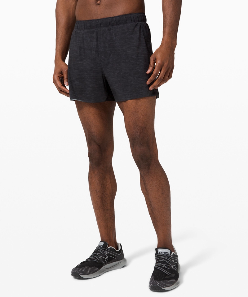 Lululemon Shorts Herre Svarte | 36420-RNQV