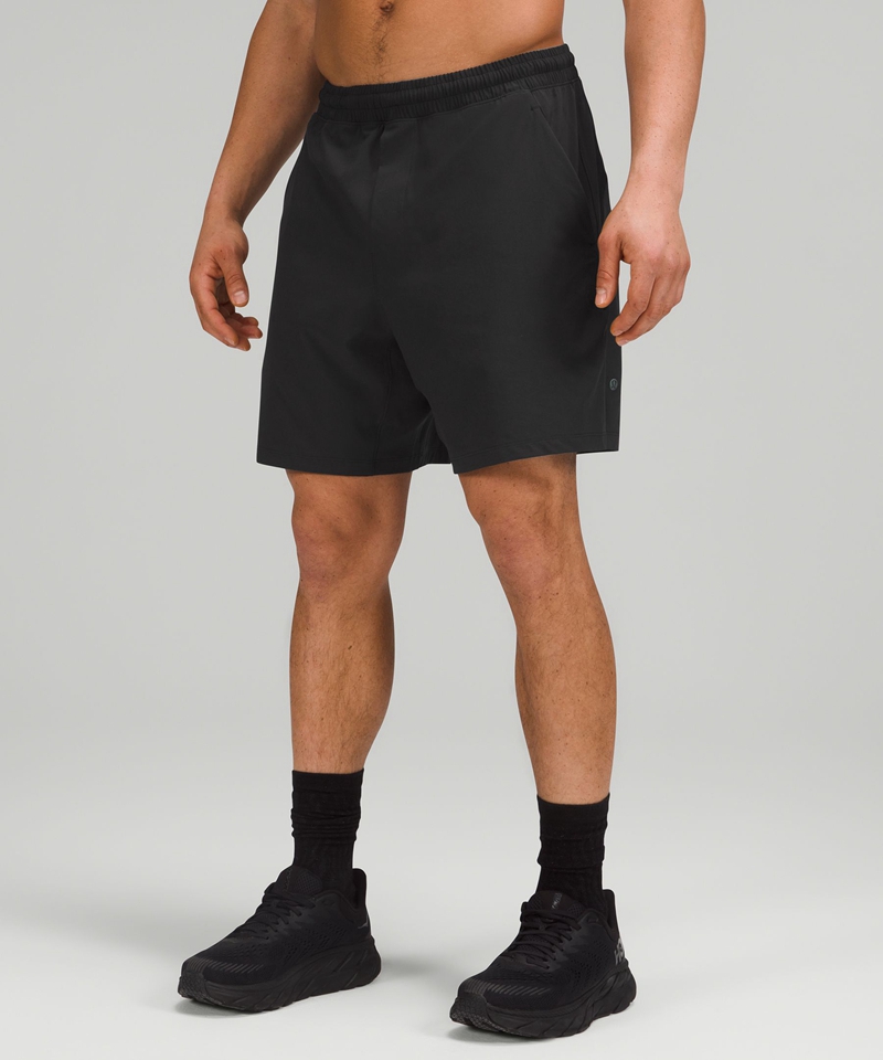 Lululemon Shorts Herre Svarte | 98534-APQF