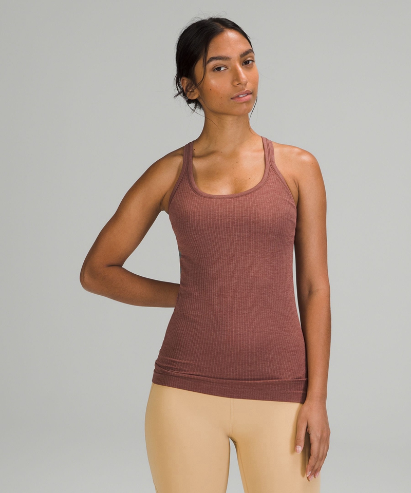Lululemon Singlet Dame Burgunder | 52137-FDWO