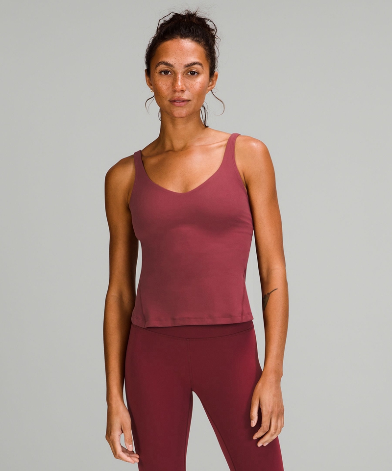 Lululemon Singlet Dame Burgunder | 62015-NTAI