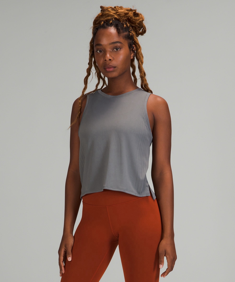 Lululemon Singlet Dame Dyp Grå | 75289-ALJC