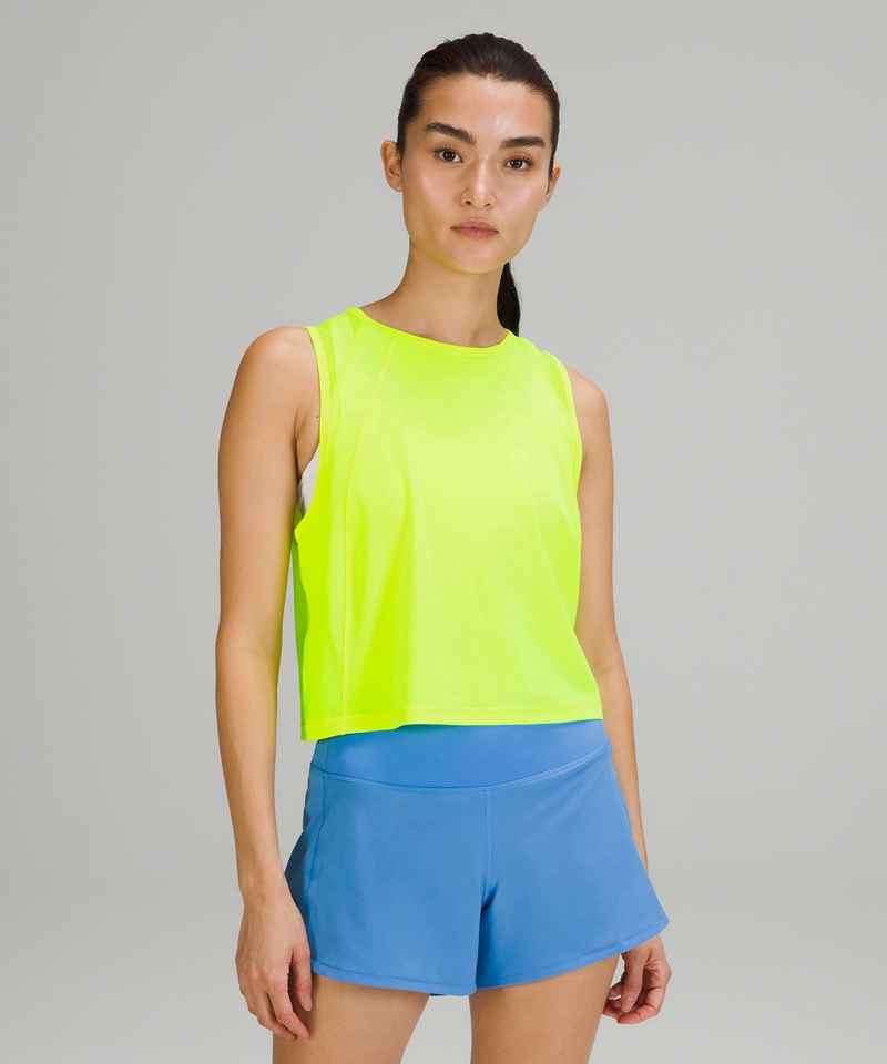 Lululemon Singlet Dame Gul | 25096-KMTV