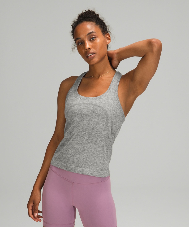 Lululemon Singlet Dame Hvite | 12956-SQBY