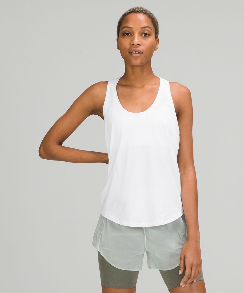 Lululemon Singlet Dame Hvite | 54920-AIXM