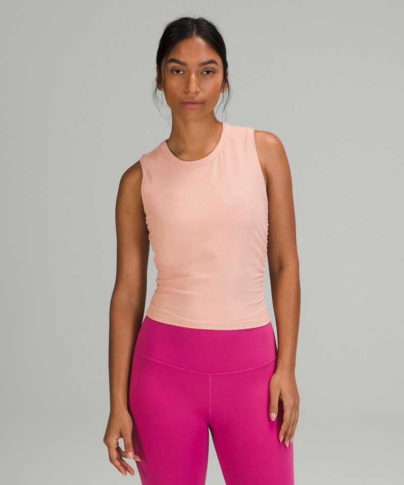 Lululemon Singlet Dame Rosa | 01592-QGKI