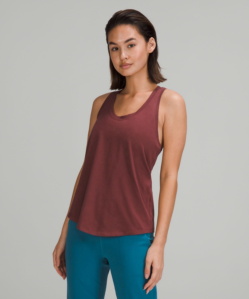 Lululemon Singlet Dame Rød | 15829-XYZM